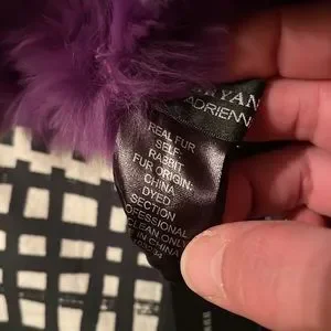 NWT ML Furs Bryan Boy for Adrienne Landau Purple Rabbit Knit Fur Hat 656e0b4ebd0629f6356e8a82.jpg main image 2